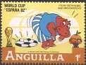 Anguilla 1982 Walt Disney 1 ¢ Multicolor Scott 492